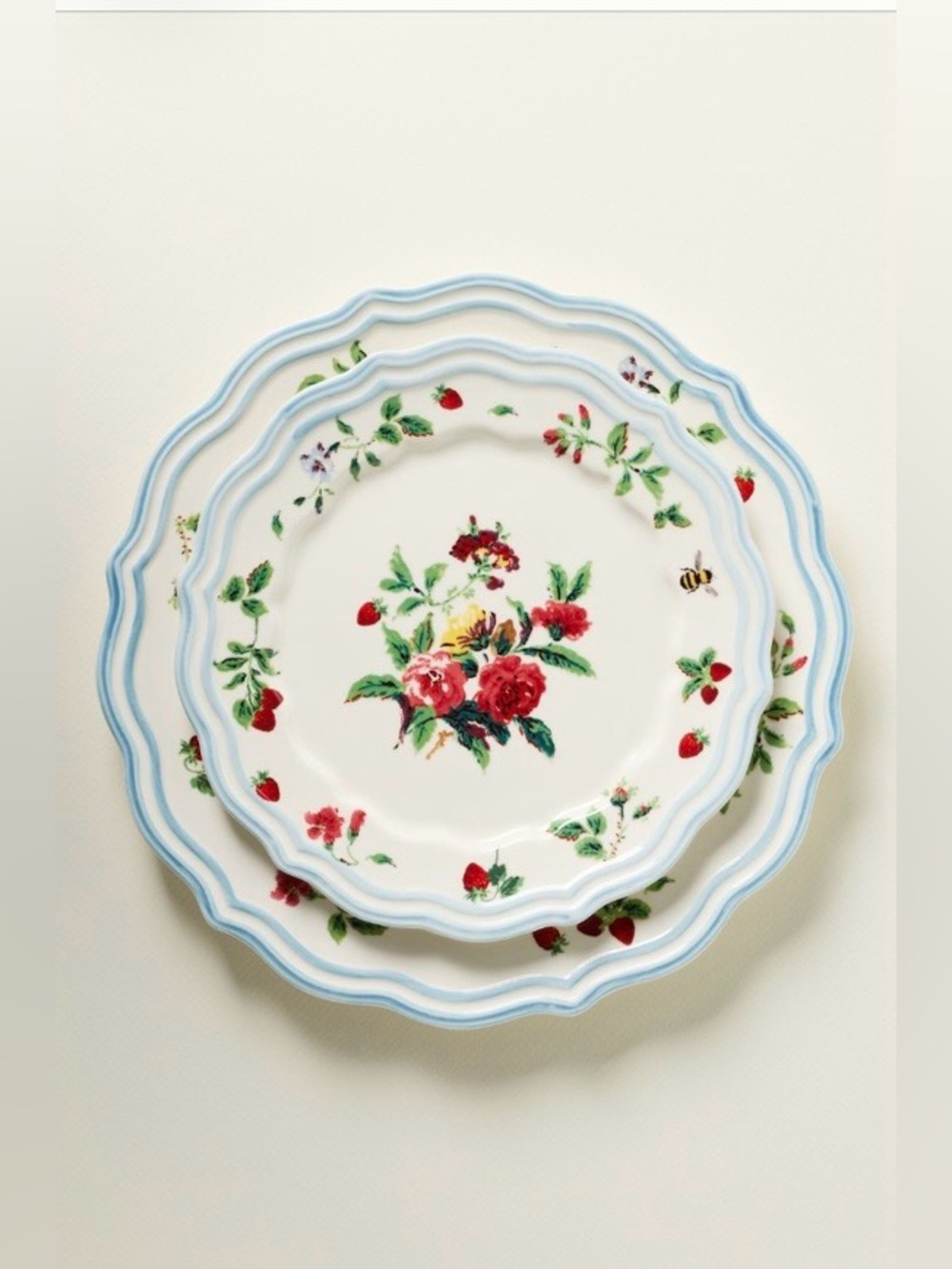 ▪️NWT Anthropologie Camille Stoneware Dessert Plates, Set of 4